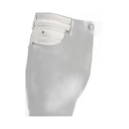 Button Detailed Straight Leg Jeans