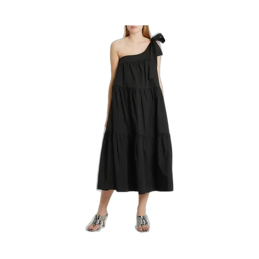 One-Shoulder Midi Dress