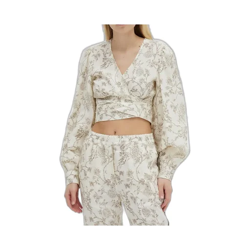 Floral Printed Cropped Blouse