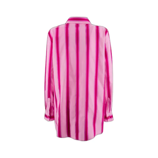 Logo Embroidered Striped Buttoned Shirt