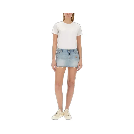 Erl X Levis Denim Mini Skirt