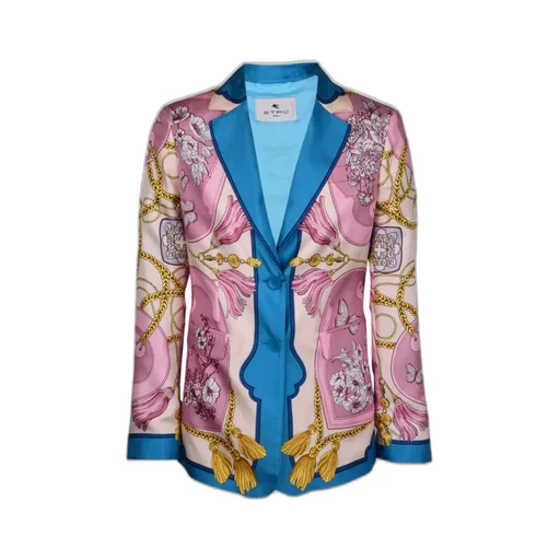 Graphic Print Blazer