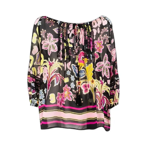 Floral Lace Detail Top