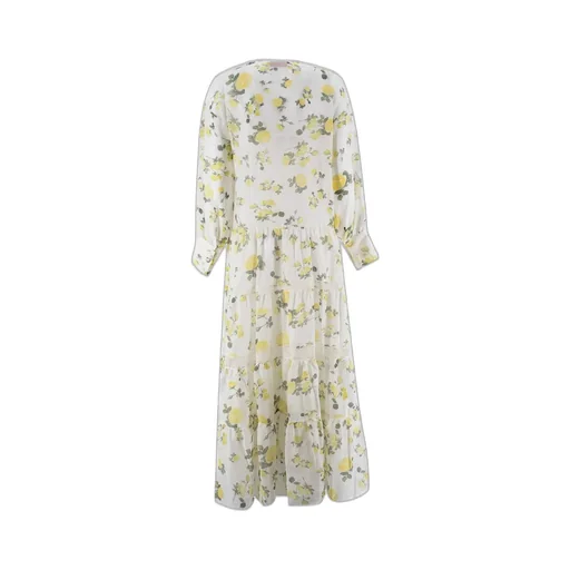 Floral Lace-Trim Dress
