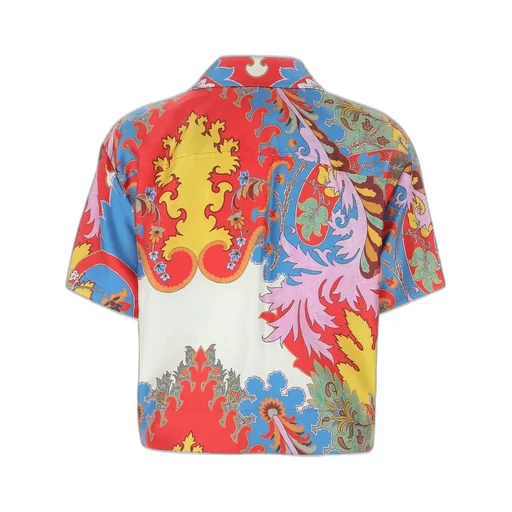 Graphic Printed Button-Up Shirt