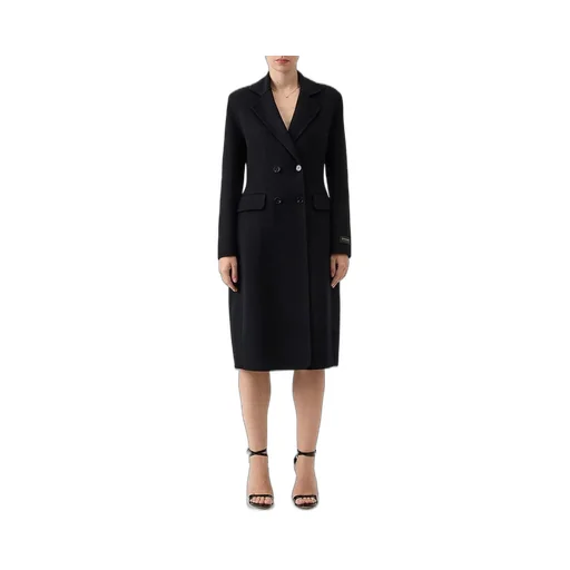 Double-Breasted Long Sleeved Coat