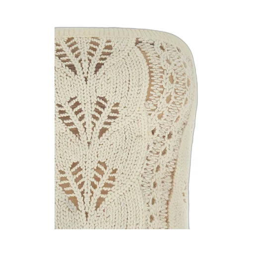 Off-The Shoulder Knitted Tricot Top