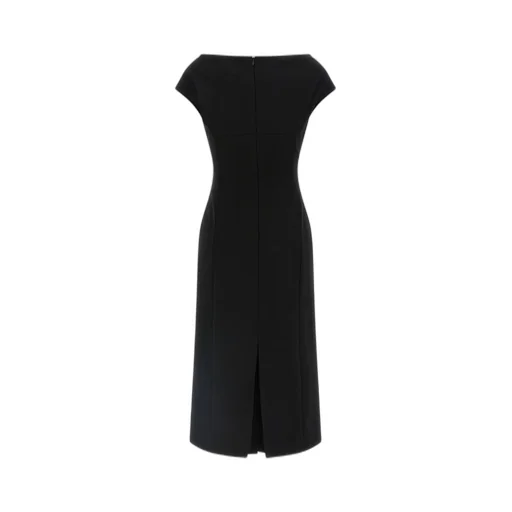 V-Neck Midi Dress