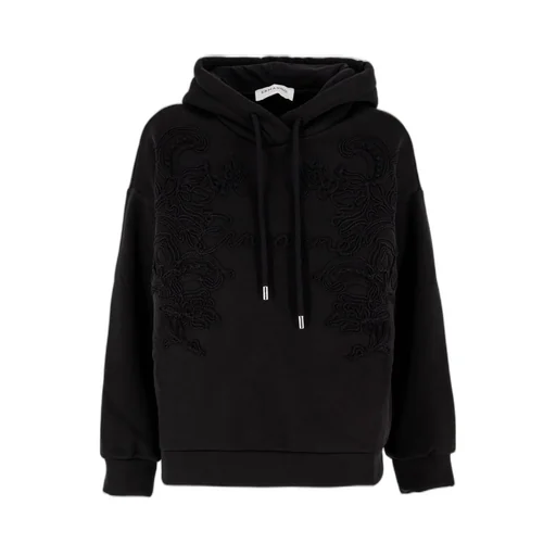 Floral Embroidered Hoodie