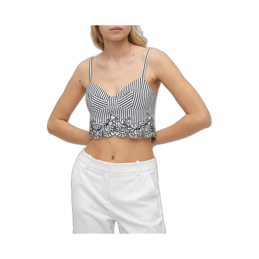Striped Cropped Top