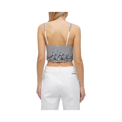 Striped Cropped Top