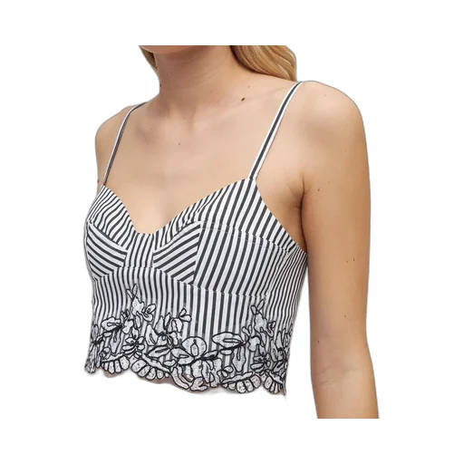 Striped Cropped Top