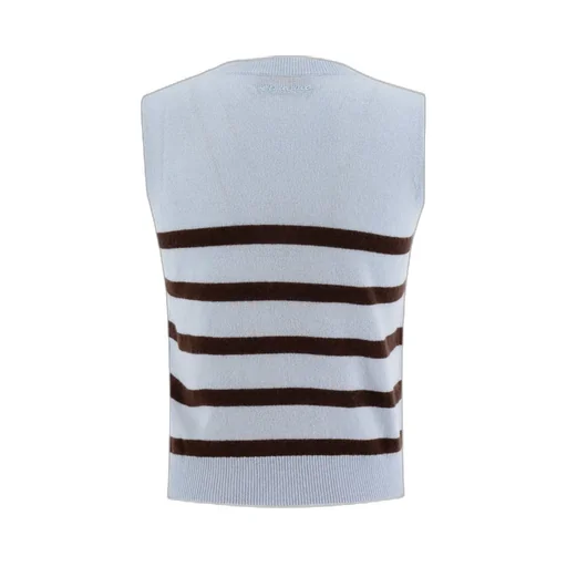 Striped Wool-Cashmere Waistcoat