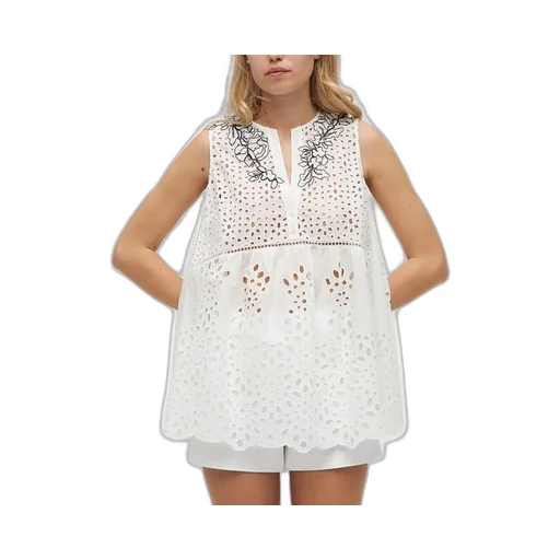 V-Neck Sleeveless Top