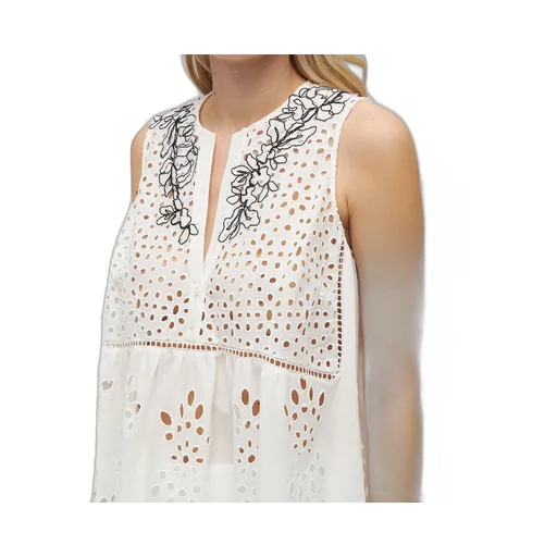 V-Neck Sleeveless Top