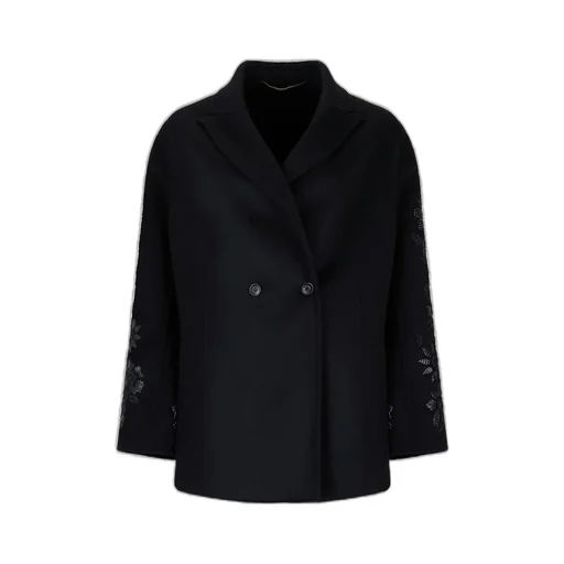 Laced Double Breasted Coat