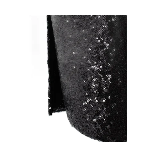 Sequined Side-Slit Skirt
