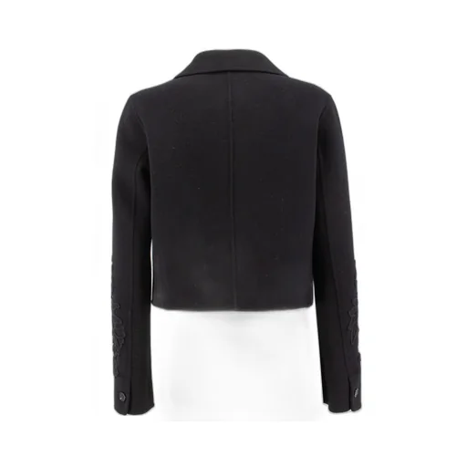 Embroidered Buttoned Jacket