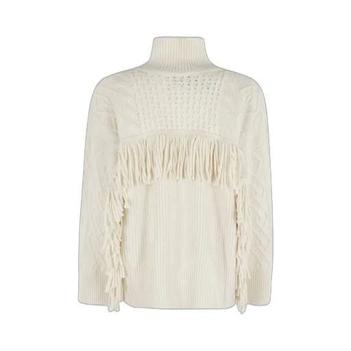 Fringe Turtleneck Knitwear