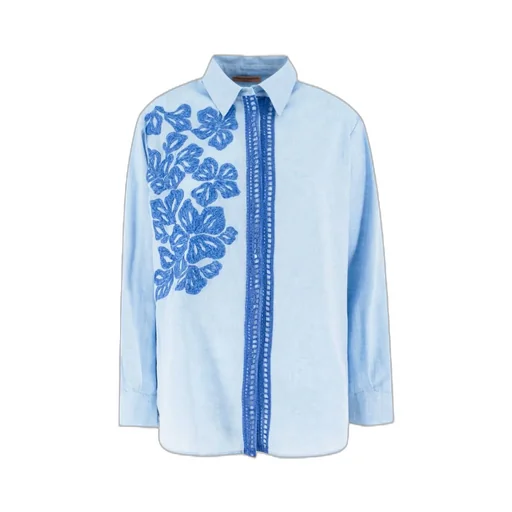 Long Sleeve Embroidered Blouse
