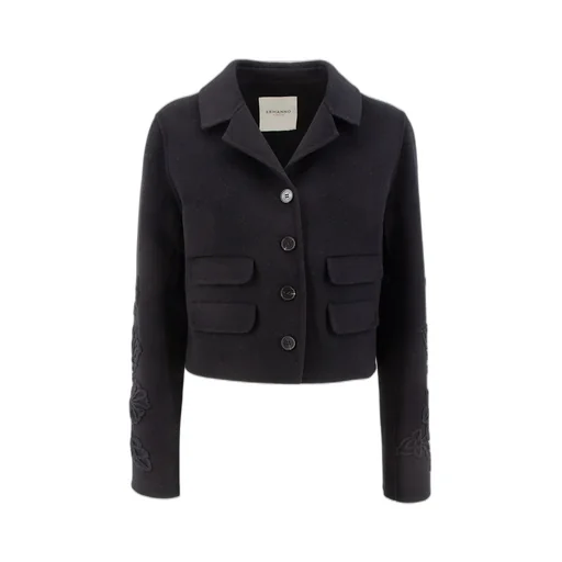 Embroidered Buttoned Jacket