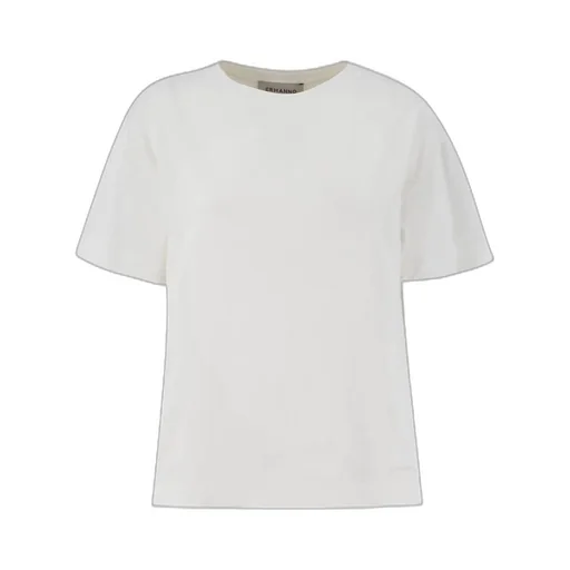 Lace-Detailed Crewneck T-Shirt