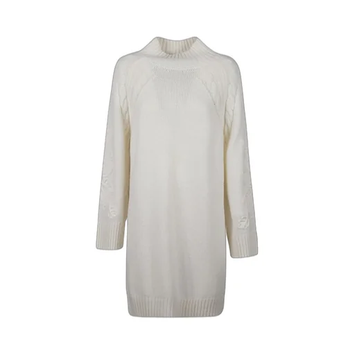 Cable-Knit Mini Dress