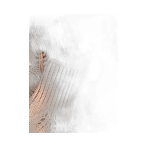 V-Neck Open-Knit Jumper