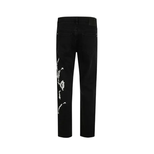 Slim Embroidered Jeans