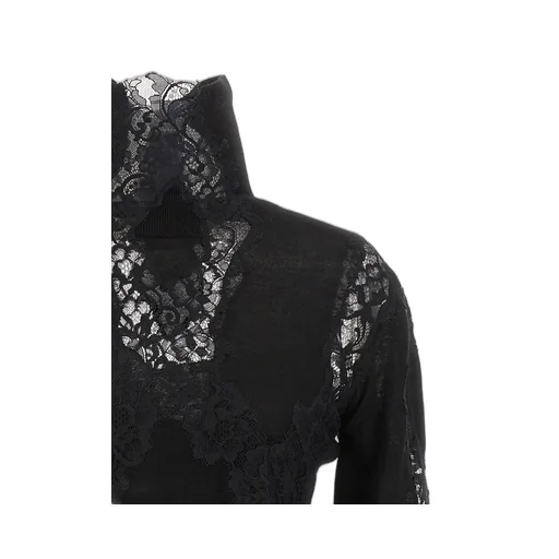 Lace Insert Knitwear