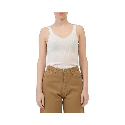 V-Neck Ribbed Tank Top