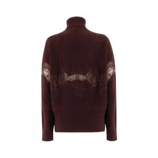 Lace-Trimmed Knitwear
