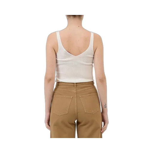 V-Neck Ribbed Tank Top