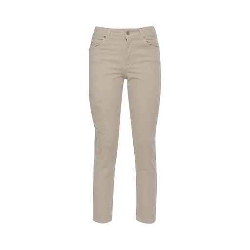 Floral Embroidered Jeans
