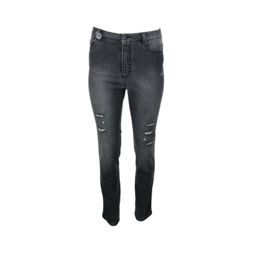Distressed Cropped Jeans