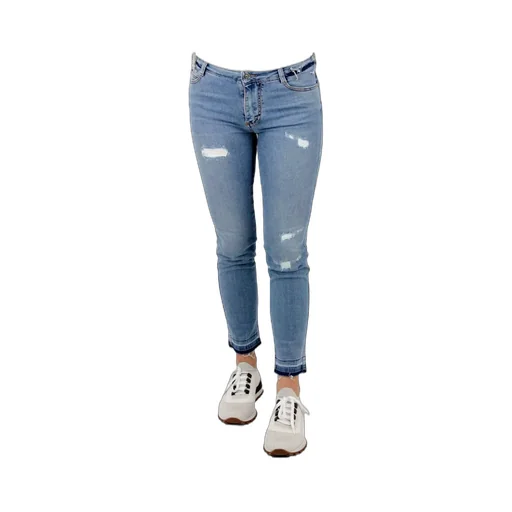 Distressed Slim-Fit Jeans