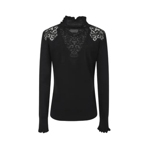 Lace-Trim Knitwear