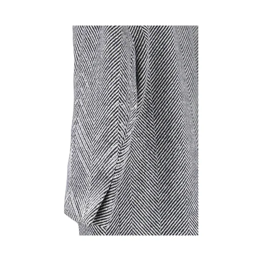 Single Breasted Tailored Herringbone Coat