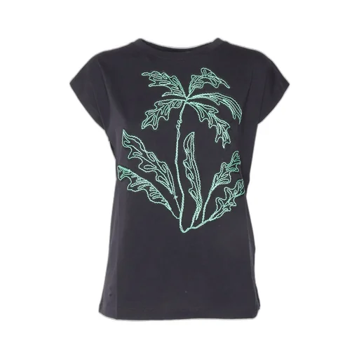 Palm Tree Embroidered T-Shirt