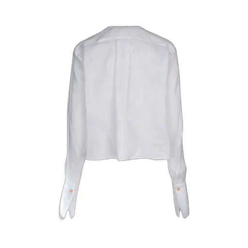 Embroidered Button-Up Top