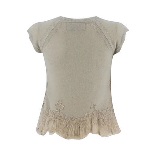 Laced Knitted Top