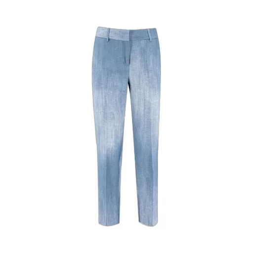 High-Waisted Pressed-Crease Pants