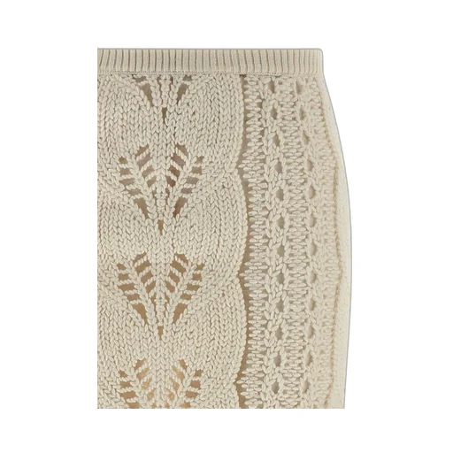 Knitted Tricot Midi Skirt