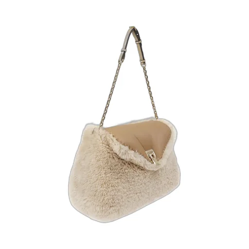 Shearling Shoulder Bag