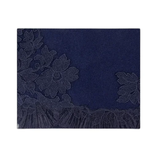Floral Lace Embroidered Scarf