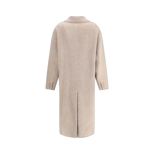 Single-Breasted Flap-Pocket Coat
