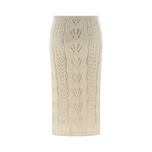 Knitted Tricot Midi Skirt