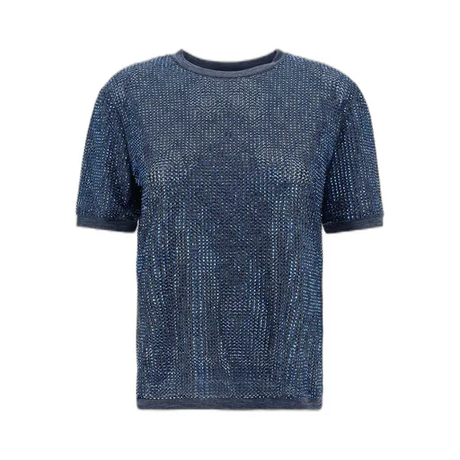 Allover Embellished Crewneck T-Shirt