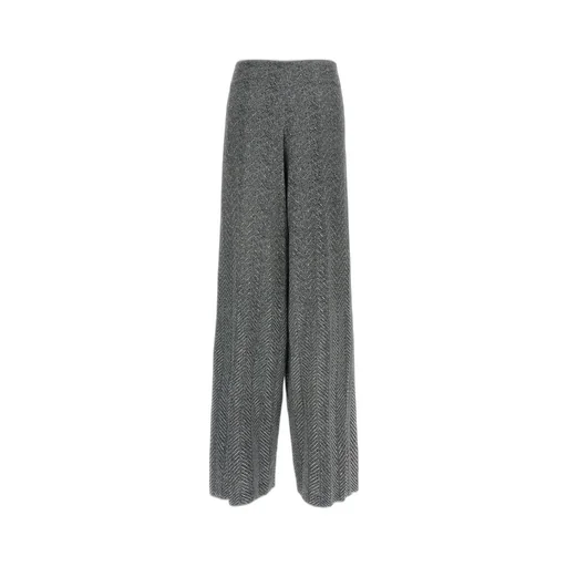 Herringbone Pattern Drawstring Pants