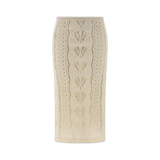Knitted Tricot Midi Skirt